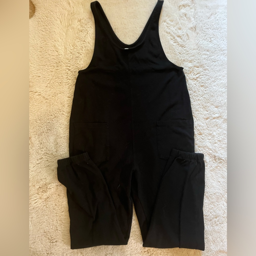 Black Cotton Romper
